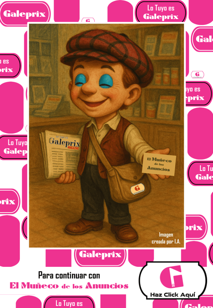 El Muñeco de los Anuncios de Galeprix y Lo Tuyo es Galeprix